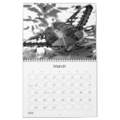 Zwart, wit, infraroodkalender kalender (Mar 2026)