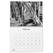 Zwart, wit, infraroodkalender kalender (Feb 2026)