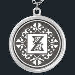 Zwart-wit Initiaal Z Monogrammen Zilver Vergulden Ketting<br><div class="desc">Show je trots in je initialen met een monogram brievenbediende. Het stijlvolle, zilveren monogram initiaal van de Trendy Jewelry Pendants, die uitsluitend zijn gemaakt, zal een modieuze blik op je moeder toevoegen. De unieke en elegante Monogram Pendants maken ook een gedenkwaardig geschenk voor elke speciale gelegenheid voor de belangrijke mensen...</div>