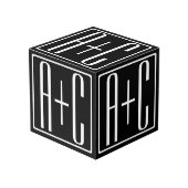 Zwart-wit | Initialen voor paren Kubus (Voorkant hoekig)