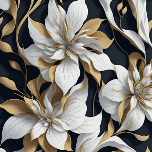 Zwart-wit inpakpapier Flat Sheet Set van 3