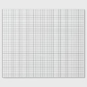 Zwart & Wit Inpakpapier Papierrol (Vlak)