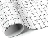 Zwart & Wit Inpakpapier Papierrol (Rol Hoek)