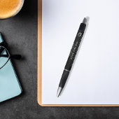 Zwart wit inspirerend quote afstuderen pen