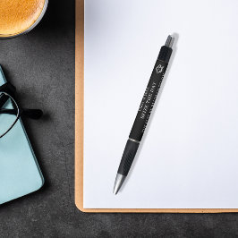 Zwart wit inspirerend quote afstuderen pen