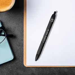 Zwart wit inspirerend quote afstuderen zwarte inkt pen