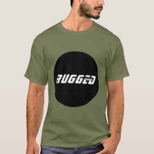 zwart-wit Intelligent en robuust RUGGED GEEK T-shirt