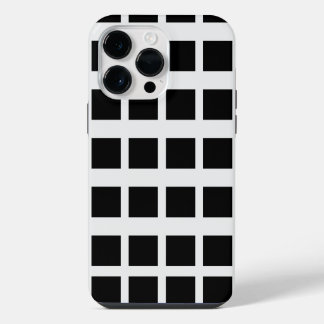Zwart/Wit iPhone 14 Pro Max Hoesje
