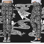 Zwart-wit "Japans patroon van ventilatoren" Leggings<br><div class="desc">Zwart-wit "Japans patroon van ventilatoren" U kunt het ontwerp aanpassen of naar een ander product overbrengen! Verander de grootte,  voeg tekst,  en meer toe!</div>