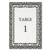 Zwart-wit Japans zeejaareetnummer Kaart (Voorkant)