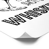 Zwart-wit Je bent mijn glas wijn Afdrukken Poster (Hoek)