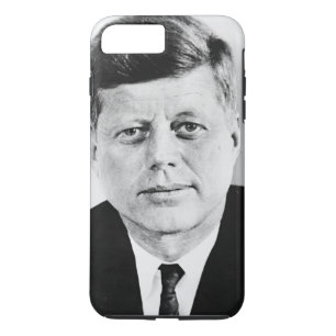 Zwart & Wit JFK John F. Kennedy iPhone 8/7 Plus Hoesje