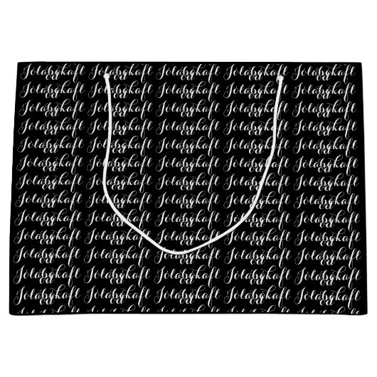 Zwart Wit Jólabókaflóð Boek Vloed Groot Cadeauzakje (Voorkant)