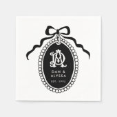 Zwart-wit  Jubileum Servet (Voorkant)