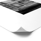 Zwart-wit Jukebox Poster Print (Hoek)