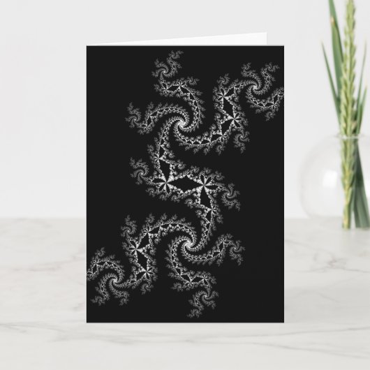 Zwart-wit Julia 300488 Groeten Kaart (Voorkant)