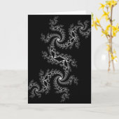 Zwart-wit Julia 300488 Groeten Kaart (Gele Bloem)