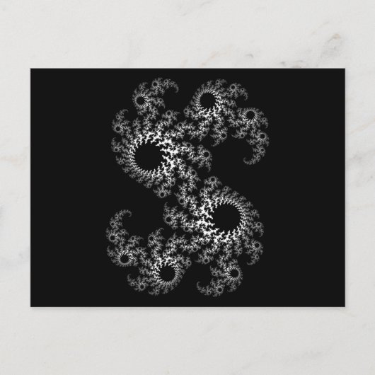 Zwart-wit Julia 324048 Briefkaart (Voorkant)