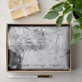 Zwart & Wit Junk Journal Geïnspireerd Design Tissuepapier (Geschenk)