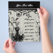 Zwart-wit  Jurk en Pet Flyer (Hand)