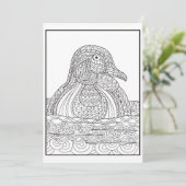 Zwart-wit Kaart (Staand voorkant)