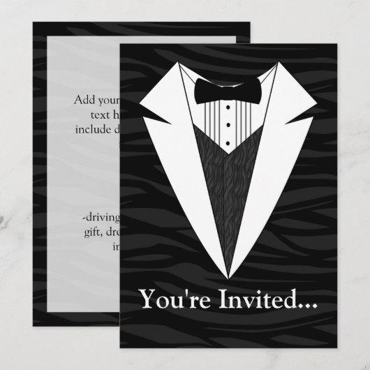 Zwart/wit Kaart (Voorkant / Achterkant)