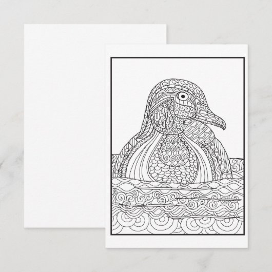 Zwart-wit Kaart (Voorkant / Achterkant)