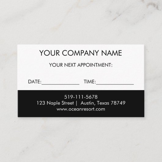 Zwart-wit kaart (Voorkant)