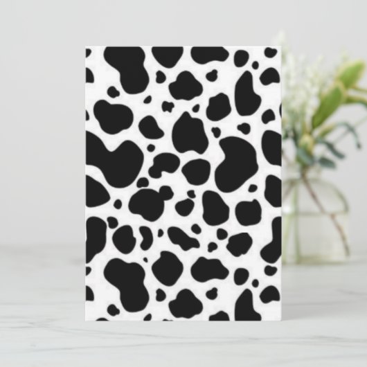 Zwart-wit Kaart (Staand voorkant)