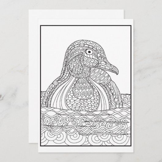 Zwart-wit Kaart (Voorkant / Achterkant)