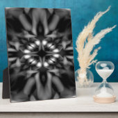 Zwart-wit kaleidoscoop fotoplaat (Zijkant)