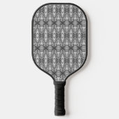 Zwart-wit Kaleidoscoop / Stropdas-kleurstofpatroon Pickleball Paddle (Voorkant)