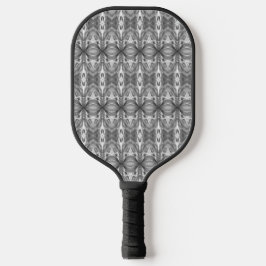 Zwart-wit Kaleidoscoop / Stropdas-kleurstofpatroon Pickleball Paddle