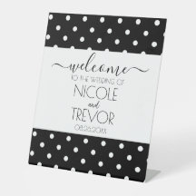 Zwart-wit kalligrafie Polkadots