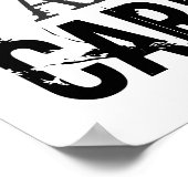 Zwart-wit kalm houden en kunstmatig Poster meeneme (Hoek)