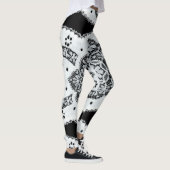 Zwart & Wit Kant Leggings (Rechts)