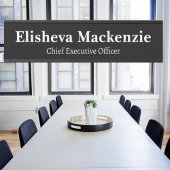 Zwart-wit Kantoor Deurteken Deurbordje