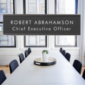 Zwart-wit Kantoor Deurtekenen Sign Deurbordje