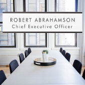 Zwart-wit Kantoor Deurtekenen Sign Deurbordje