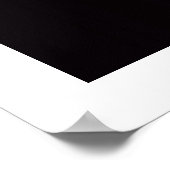 Zwart-wit Kantoor voor Creative Poster (Hoek)