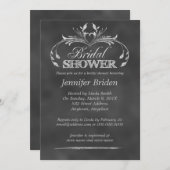 Zwart-wit karton modern Vrijgezellenfeest Kaart (Voorkant / Achterkant)