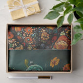 Zwart-wit Kat Bloemen Decoupage Tissuepapier (Geschenk)