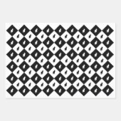 Zwart-wit Kat Gift Wrap Inpakpapier Vel (Voorkant 3)