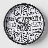 Zwart-wit kat mama (Voorkant)