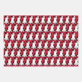 Zwart wit Kat, opvulpapier voor witte doxedo Inpakpapier Vel (Voorkant)