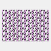 Zwart wit Kat, opvulpapier voor witte doxedo Inpakpapier Vel (Voorkant 2)