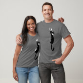 Zwart-wit katje ingeschakeld | Funny Tuxedo Cat T-shirt (Unisex)