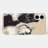 Zwart-wit katten iPhone / iPad hoesje