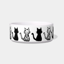 Zwart-wit kattenpatroon klein