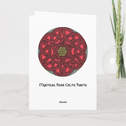 Zwart & Wit Keltisch Lijst kaart 2 (Achterkant)